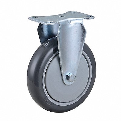 GRAINGER 1UKA7 Standard Plate Castor Rigid 350 lb.