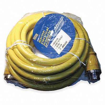 HUBBELL WIRING DEVICE-KELLEMS HBL61CM52 Extension Cord 50ft 6Ga 50A STOW Yel