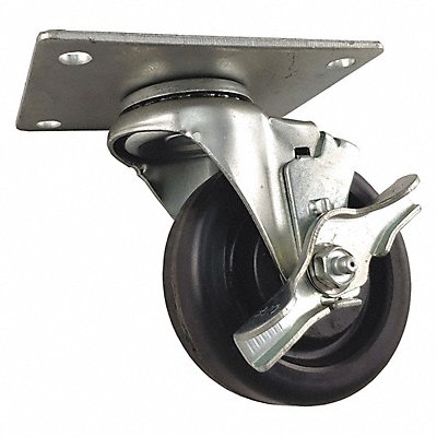 GRAINGER 1UKW2 Standard Plate Castor Swivel