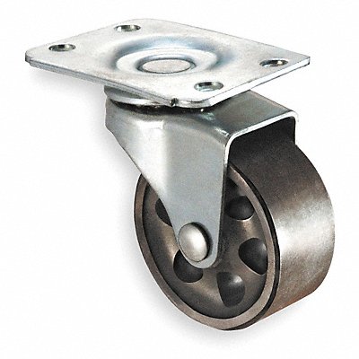 GRAINGER 1UKW6 Standard Plate Castor Swivel 125 lb.