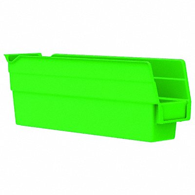AKRO-MILS 30110GREEN F8465 Shelf Bin Green Indstr Grd Poly 4 in