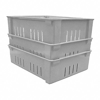 MOLDED FIBERGLASS 70514900000000 Straight Wall Ctr Grey Vented FRC