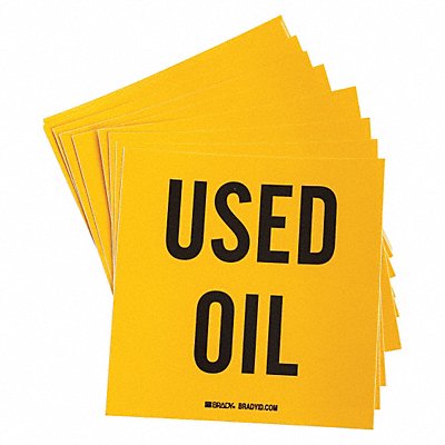 BRADY 121434 DOT Handling Label Waste 6 W PK100