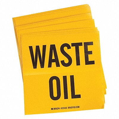 BRADY 121435 DOT Handling Label Waste 6 W PK100