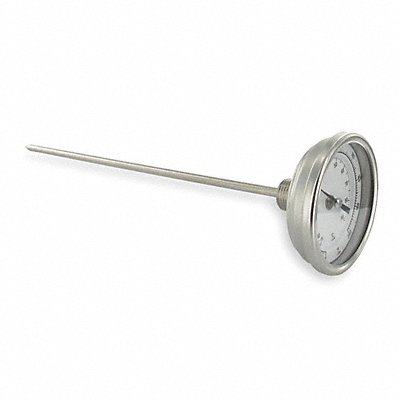 DWYER BTLRN318101 Bimetal Thermometer 3 In Dial 0 to 200F