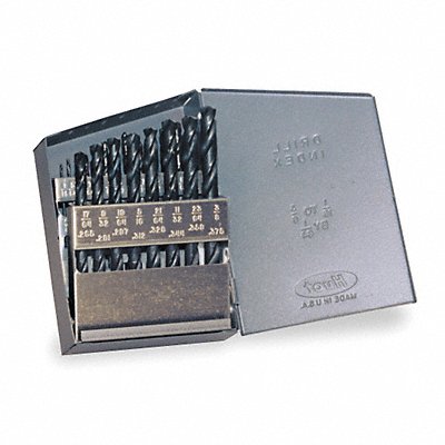 CHICAGO-LATROBE 69852 Screw Machine Drill Bit Set 21pc HSS
