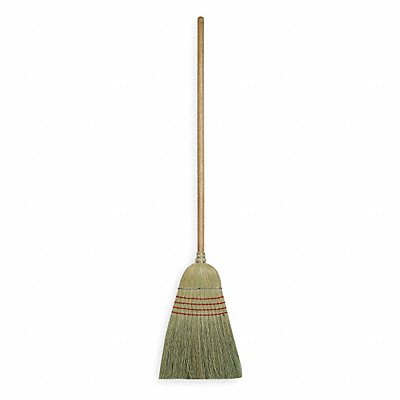 TOUGH GUY 1VAB5 Corn Broom 38 in Handle L 12 in Face
