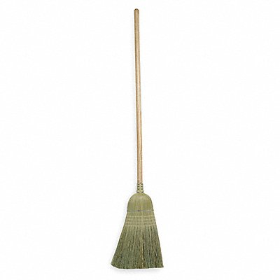 TOUGH GUY 1VAC1 Corn Broom 38 in Handle L 12 in Face