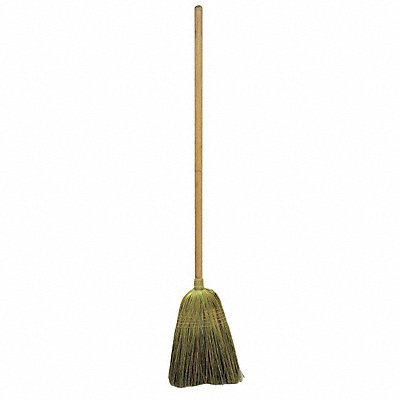 TOUGH GUY 1VAC3 Corn Broom 38 in Handle L 12 in Face