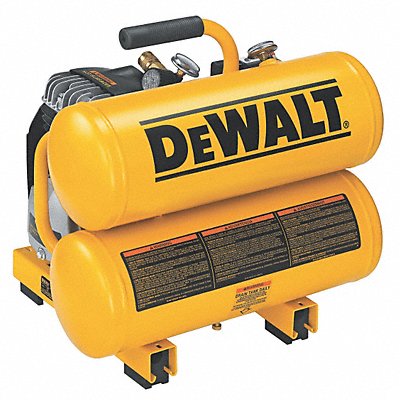 DEWALT D55151 Portable Air Compressor 4 gal Twin Stack