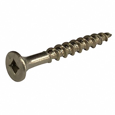 GRAINGER 1VB35 Deck Screw #8 18-8SS 1 5/8 L PK50