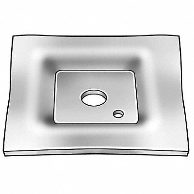 GRAINGER SSGTX Grating Clip Top 1-2 Bar H PK100