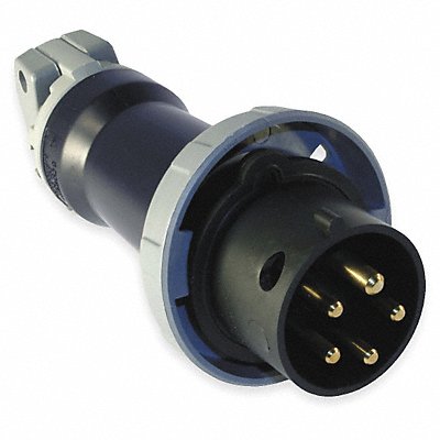 HUBBELL HBL530P5W IEC Pin and Sleeve Plug 30 A Black 4Pl