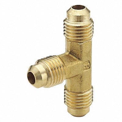 PARKER 144F3 Union Tee Brass Tube 3/16 in PK10