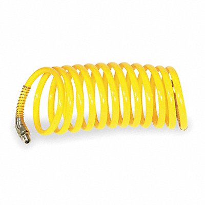 SPEEDAIRE 1VEJ5 Coiled Air Hose 1/2 ID x 25 ft 170 psi
