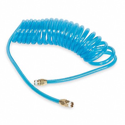 SPEEDAIRE 1VEK6 Coiled Air Hose 3/8 ID x 10 ft 125 psi