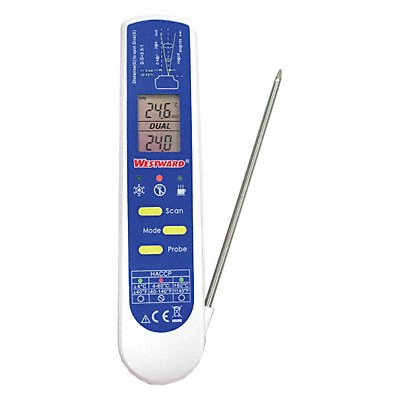 WESTWARD 1VEP5 IR Thermometer SingleDot -67 to 626F