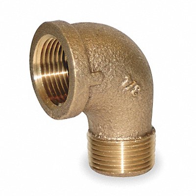 GRAINGER 1VEW8 90 Street Elbow Red Brass 1 1/2 in