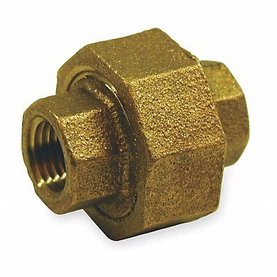 GRAINGER 6RDC0 Union Red Brass 1 1/2 FNPT Class 125