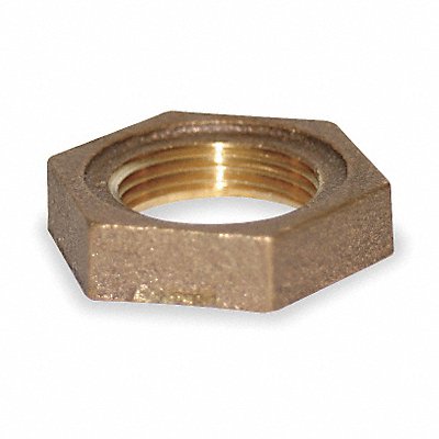 GRAINGER 1VFN5 Locknut Red Brass 1/4  FNPT Class 125