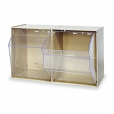 QUANTUM STORAGE SYSTEMS QTB302IV G4994 Tip-Out Bin Ivory Unfinished 13 7/8 in