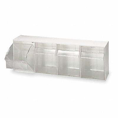 QUANTUM STORAGE SYSTEMS QTB304IV F1573 Tip-Out Bin Ivory Unfinished 8 1/8 in