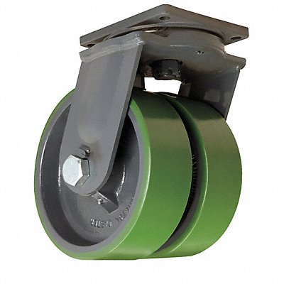 HAMILTON SMDD124DT Standard Plate Castor Swivel 9600 lb.