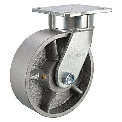 GRAINGER P25SD050R14 Kingpinless Plate Castor Swivel 1500 lb.