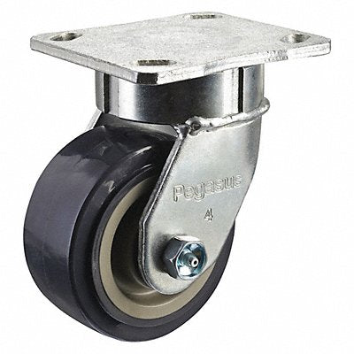 GRAINGER P25SUP040R14 Kingpinless Plate Castor Swivel 600 lb.