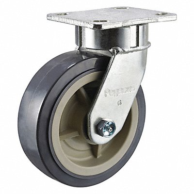GRAINGER P25SUP060R14 Kingpinless Plate Castor Swivel 900 lb.