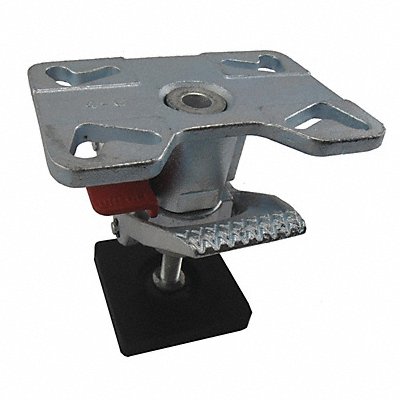 GRAINGER 1VJN4 Heavy-Duty Adjustable-H Floor Lock Steel