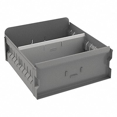 GRAINGER BX1112 Drawer Bin Grey Steel 4 1/2 in