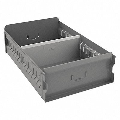 GRAINGER BX1118 Drawer Bin Grey Steel 4 1/2 in