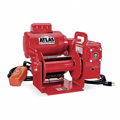 THERN 4WP2T820008 Electric Winch 1-1/3HP 115VAC