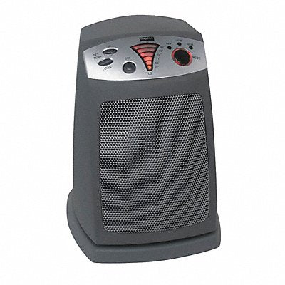 DAYTON 1VNX1 Prtbl Elct Heatr Grey 10-3/4 H