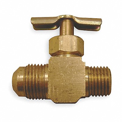 WEATHERHEAD 530 Needle Valve Straight Brass 1/8 x 1/4In