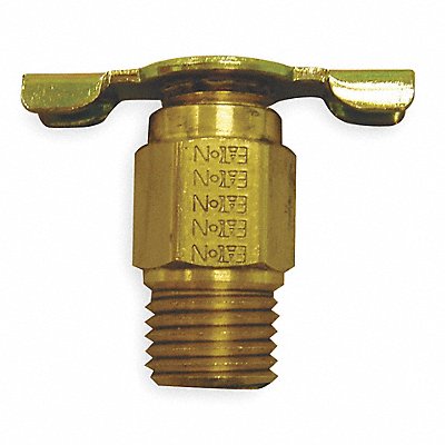 ANDERSON METALS 140 Drain Cock Brass MNPT 1/4 In
