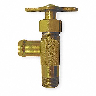 WEATHERHEAD 211280A Drain Cock Steel MNPT x Hose 3/8 In