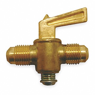 WEATHERHEAD 6729 Ground Plug Valve 45 Deg 3/8 In Brass