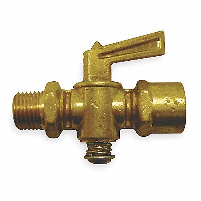 WEATHERHEAD W20332 Truck Ground Plug Valve 1/4 In Brass