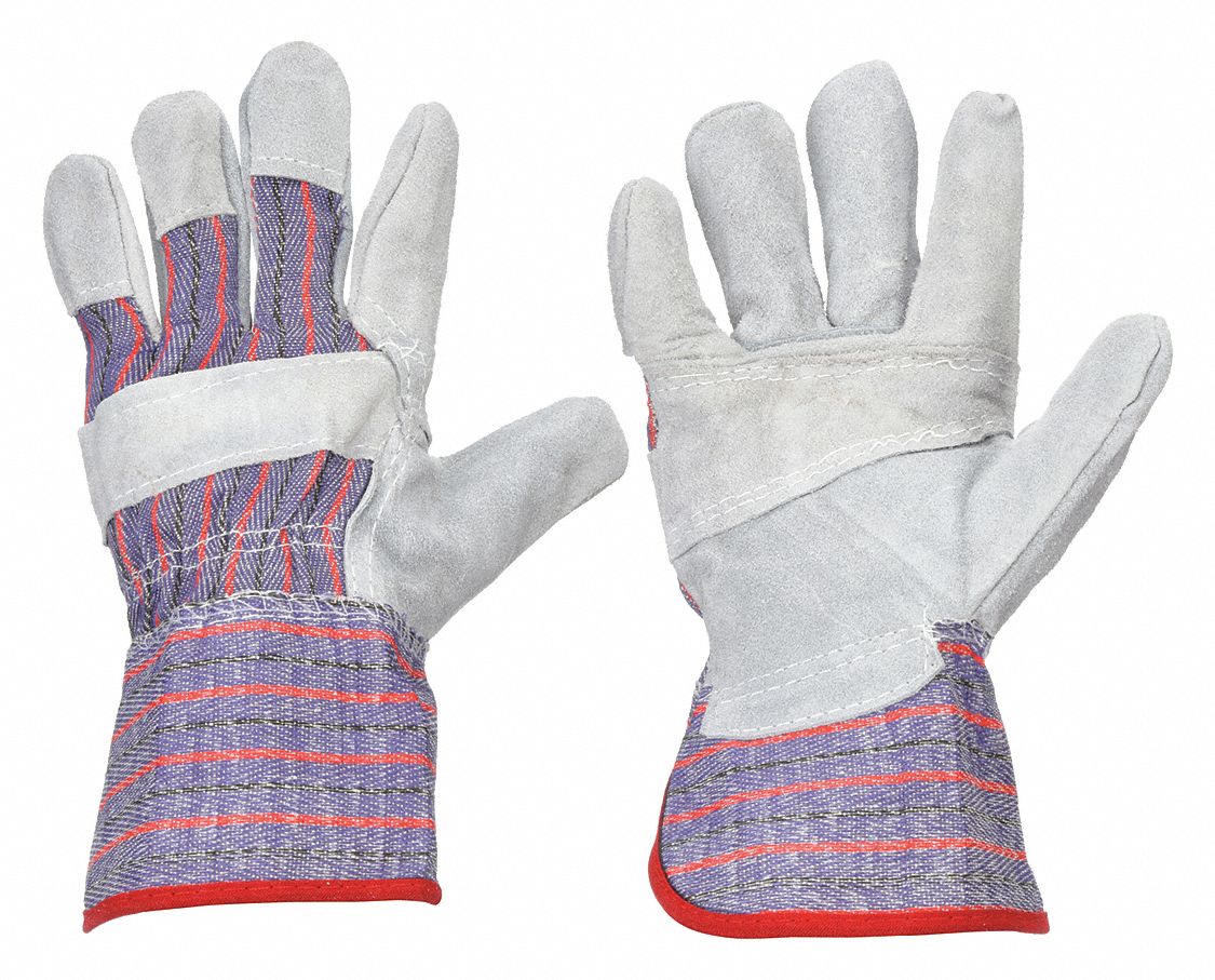 CONDOR 3ZL53 D1559 Leather Gloves Grey L PR