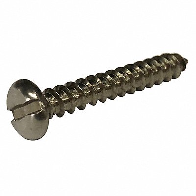 GRAINGER 1VU15 Screw Size #6 18-8SS 3/4 L PK100