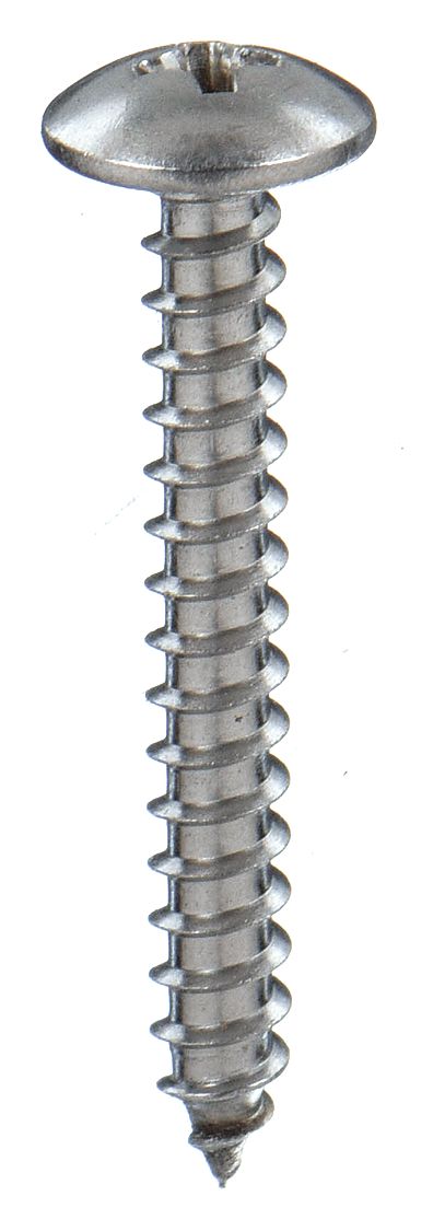 GRAINGER 1VU89 Sheet Metal Screw ScrwSz#14 18-8SS 1.25 L PK100