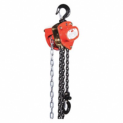 DAYTON 1VW51 Manual Chain Hoist 1000 lb Lift 10 ft.