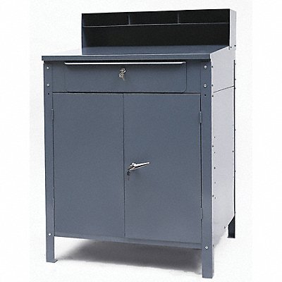 GRAINGER 1W908 Cabinet 52.5 x34.5 x30 Grey NonMbl