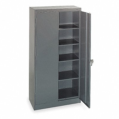 TENNSCO 1470Grey Storage Cabinet 72 x36 x18 MdGry 4Shlv