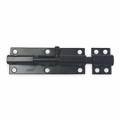 GRAINGER 1WAA7 Heavy Duty Barrel Slide Bolt Black