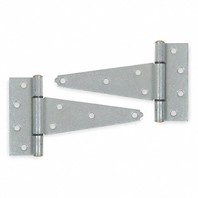 GRAINGER 1WBE5 Tee Hinge Steel 2-11/16 in L PK2