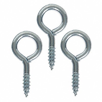 GRAINGER U172100620231 Screw Eye Shank D 3/16 in PK20