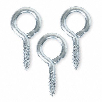GRAINGER U172100460159 Screw Eye Shank D 1/8 in PK20